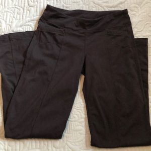Athleta small straight leg black pants EUC barely worn